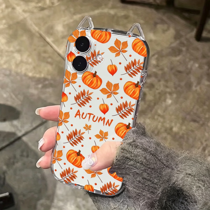 غطاء هاتف بنمط أوراق اليقطين ا - مراجعة Computer Case وسعره
