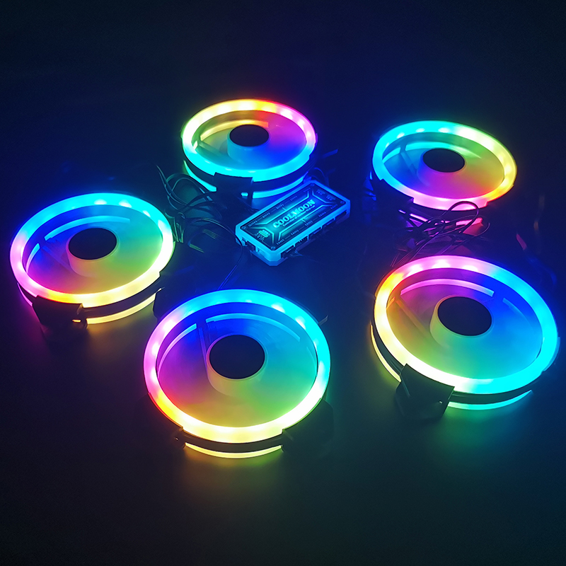 مروحة تبريد كمبيوتر Coolmoon R - مراجعة Case Fan Controller وسعره